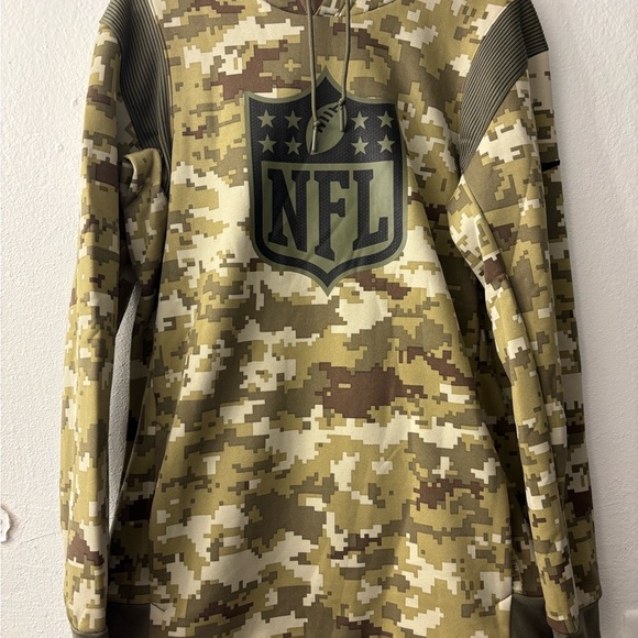 Nike Dri-Fit NFL Salute To Service Men's Camouflage Hoodie Jacket Size Medium